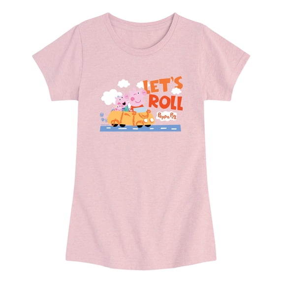 Peppa Pig - Let's Roll Toddler Short Sleeve Graphic T-Shirt
