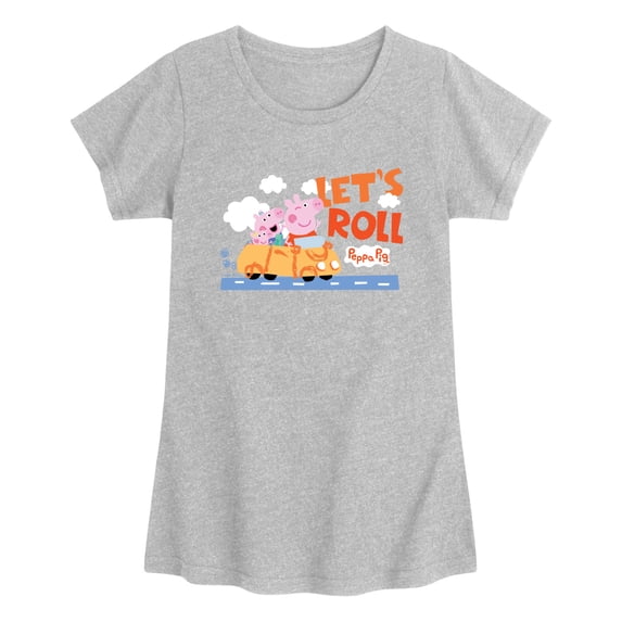 Peppa Pig - Let's Roll Toddler Short Sleeve Graphic T-Shirt