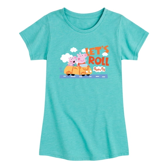 Peppa Pig - Let's Roll Toddler Short Sleeve Graphic T-Shirt