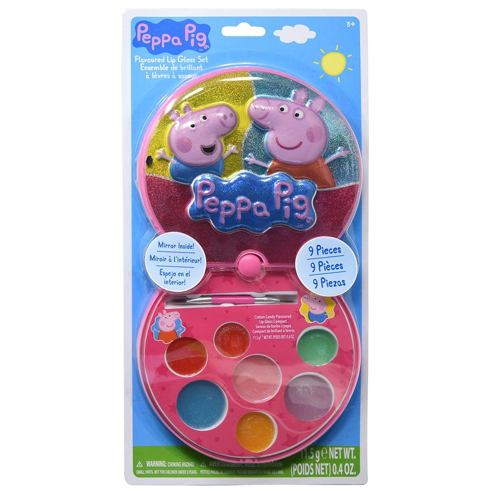 Peppa Pig Lip Gloss Compact on Card