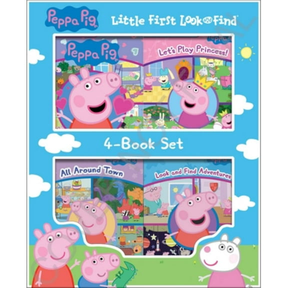 Peppa Pig: Little First Look and Find 4-Book Set (Hardcover)