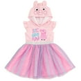 thumbnail image 1 of Peppa Pig Little Girls Mesh Tulle Dress Pink 7-8, 1 of 5
