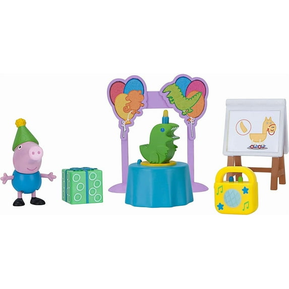 Peppa Pig Little Rooms George's Birthday Playset
