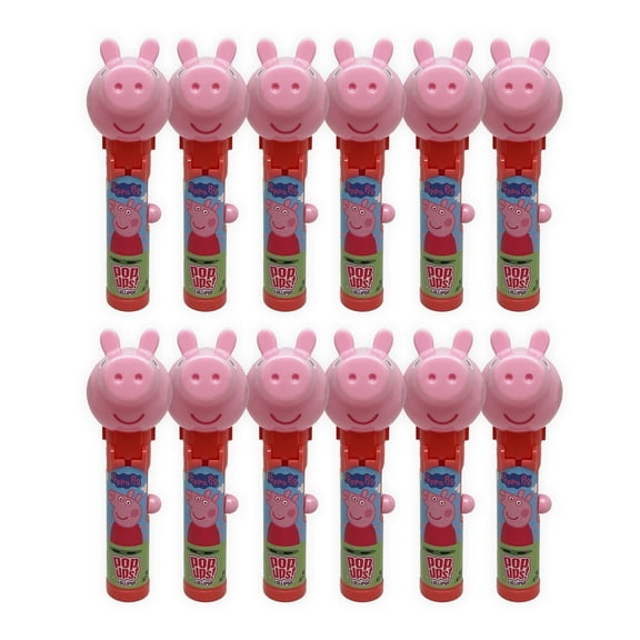 Peppa Pig Lollipop Holder Case, 12 Count, Includes Lollipops