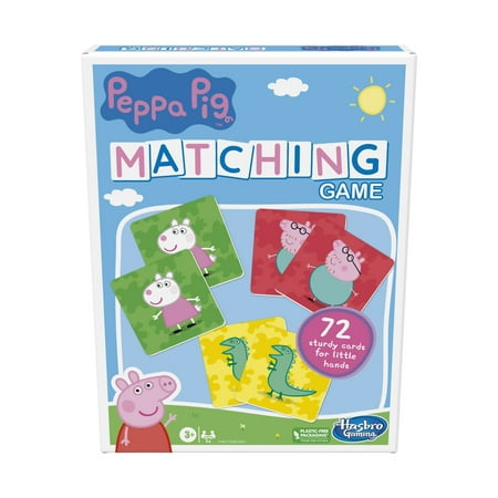 Peppa Pig Matching Game, Fun Preschool Game for 1+ Players