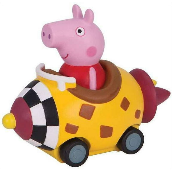 Peppa Pig Mini Buggy Peppa in Yellow Rocket Vehicle