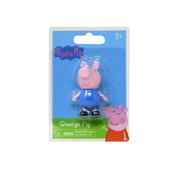 Peppa Pig Miniature Figure On Blister Card - George Pig