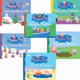 thumbnail image 1 of Peppa Pig and the Muddy Puddles, Peppa Pig and the Great Vacation, Vegetable Garden, Busy Day at School, Day at Snowy Mountain,  Lost Christmas List (Paperback Collection), 1 of 10