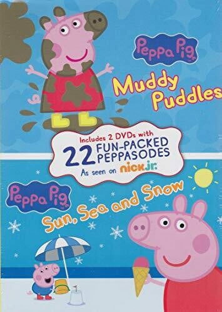 Peppa Pig Muddy Puddles/Sun, Sea And Snow (DVD)