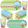 thumbnail image 1 of Peppa Pig Party Tableware Classic Set for 24 Guests, 1 of 9