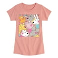 thumbnail image 1 of Peppa Pig - Pencil Friend Group - Girls Toddler And Youth Fitted Short Sleeve Tee, 1 of 5