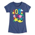 thumbnail image 1 of Peppa Pig - Peppa 100 Days School - Girls Toddler And Youth Fitted Short Sleeve Tee, 1 of 5