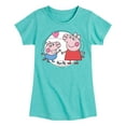 thumbnail image 1 of Peppa Pig - Peppa And George Pig - Girls Toddler And Youth Fitted Short Sleeve Tee, 1 of 5