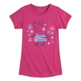 thumbnail image 1 of Peppa Pig - Peppa Flowers - Girls Toddler And Youth Fitted Short Sleeve Tee, 1 of 5