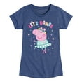 thumbnail image 1 of Peppa Pig - Peppa Lets Dance - Girls Toddler And Youth Fitted Short Sleeve Tee, 1 of 5