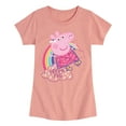 thumbnail image 1 of Peppa Pig - Peppa Play Happy - Girls Toddler And Youth Fitted Short Sleeve Tee, 1 of 5