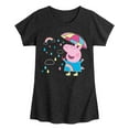 thumbnail image 1 of Peppa Pig - Peppa Rainy Day - Girls Toddler And Youth Fitted Short Sleeve Tee, 1 of 5
