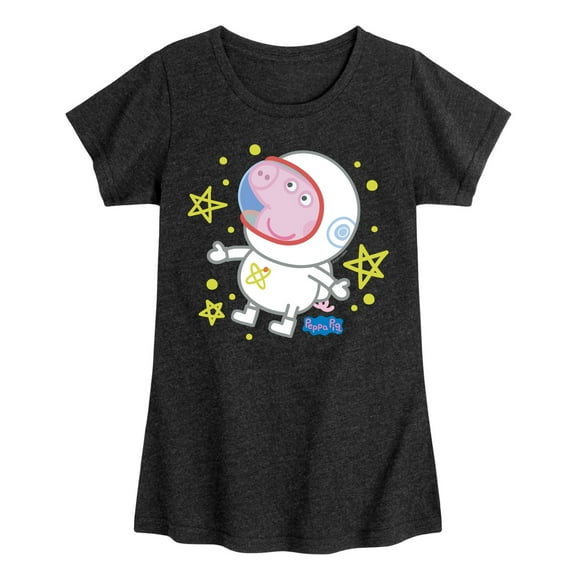Peppa Pig - Peppa Space Astronaunt - Girls Toddler And Youth Fitted Short Sleeve Tee