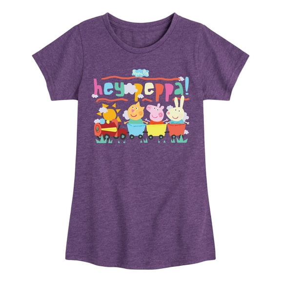 Peppa Pig - Peppa Train Friends - Girls Toddler And Youth Fitted Short Sleeve Tee