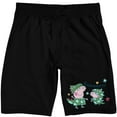 thumbnail image 1 of Peppa Pig Peppa and George Dinosaurs Women's Black Lounge Shorts-XL, 1 of 4