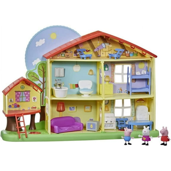 Peppa Pig Peppas Adventures Peppa's Playtime to Bedtime House Preschool Toy, Ages 3 and Up