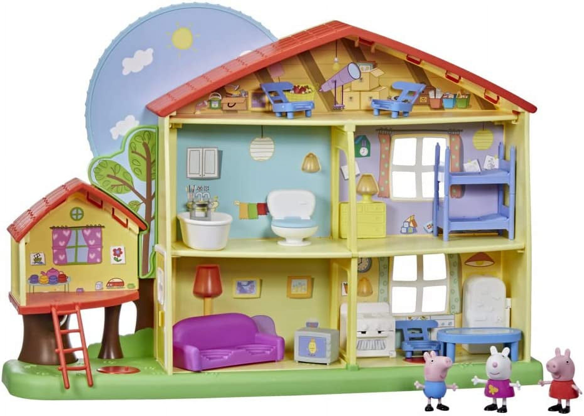 Peppa Pig Playset House With Sounds And Lights Ages 3 Walmart Peppa Pig Playset House With Sounds And Lights Ages 3 Walmart