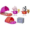 thumbnail interactive-video image 1 of Peppa Pig: Peppa's Adventures Peppa's Sleepover Kids Toy Action Figure Set for Boys and Girls, 5 Pieces, 1 of 6