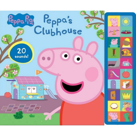 PHOENIX INTL: Peppa Pig: Peppa's Clubhouse Sound Book (Hardcover)