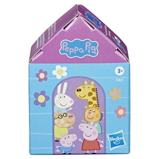 Peppa Pig Peppa's Adventures Peppa's Family Rainy Day Figure 4-Pack Toy  Includes 4 Pig Family Figures in Raincoats, Ages 3 and up