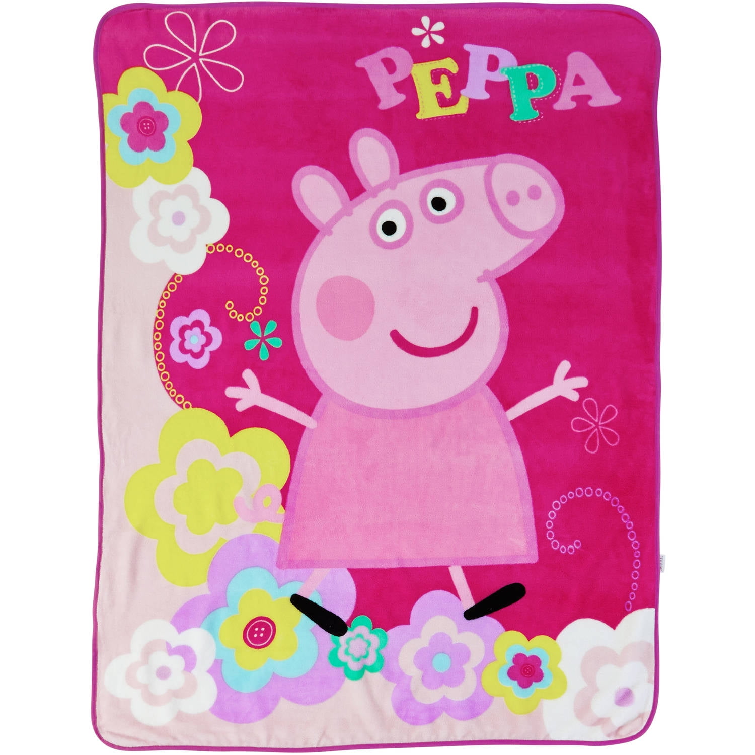 Peppa Pig Pink Flowers 46