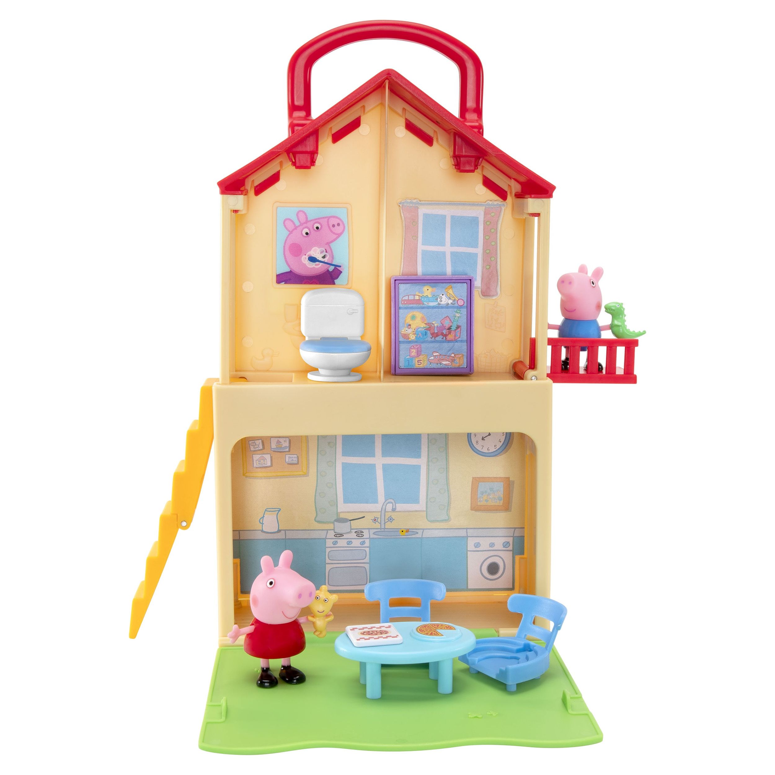 Peppa Pig Pop n’ Play House Playset - image 1 of 11