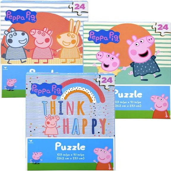 Peppa Pig Premier Puzzle- 3 PCS