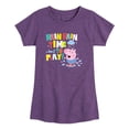 thumbnail image 1 of Peppa Pig - Rain, Rain, Time To Play - Toddler Girls Fitted Short Sleeve T-Shirt, 1 of 3
