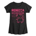 thumbnail image 1 of Peppa Pig - Rebecca Stacked - Girls Toddler And Youth Fitted Short Sleeve Tee, 1 of 5