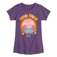 thumbnail image 1 of Peppa Pig - Retro Vibes - Girls Toddler And Youth Fitted Short Sleeve Tee, 1 of 5