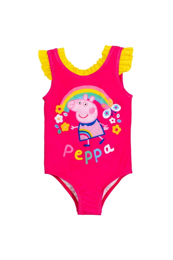 Ruffled One-Piece Swimsuit (Girls, Size 2T)