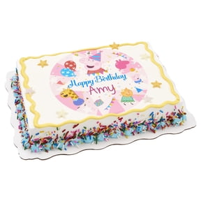 Peppa Pig Sheet Cake