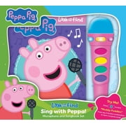 Peppa Pig Sing with Peppa! Look and Find Microphone and Songbook Set Hardcover