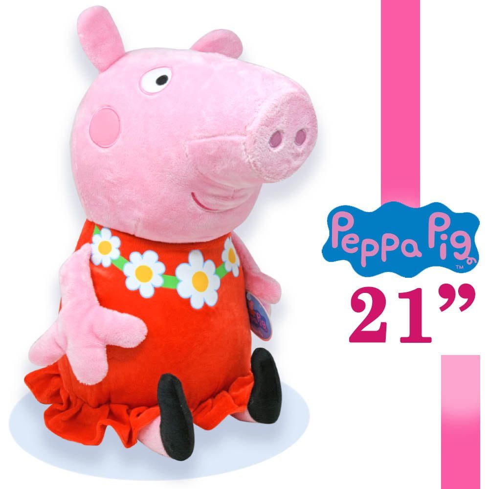 Pepepe2 peppa pig pinkシリーズ Peppa Pig Pink Stuffed Animal Plush Toy Wholesale | Depop