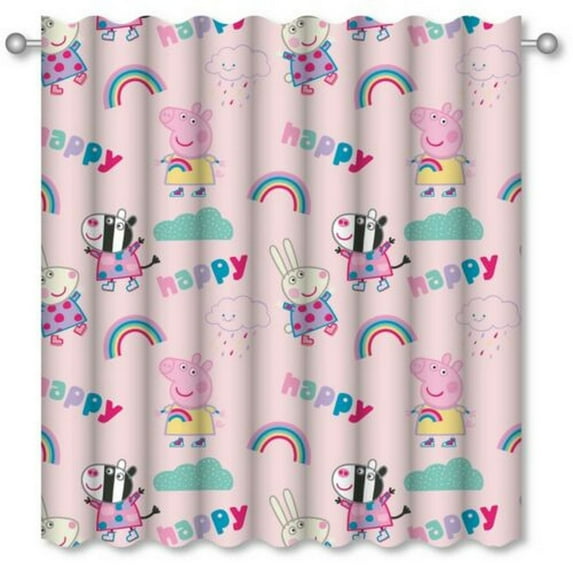 Peppa Pig Storm Pencil Pleat Curtains (Pack of 2)