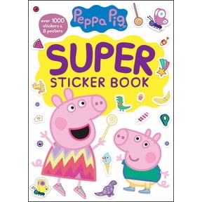 Peppa Pig Super Sticker Book: Over 1000 Stickers and 8 Posters (Paperback)