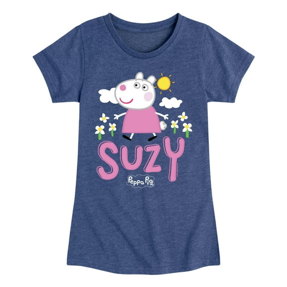 Peppa Pig - Suzy Sheep - Girls Toddler And Youth Fitted Short Sleeve Tee