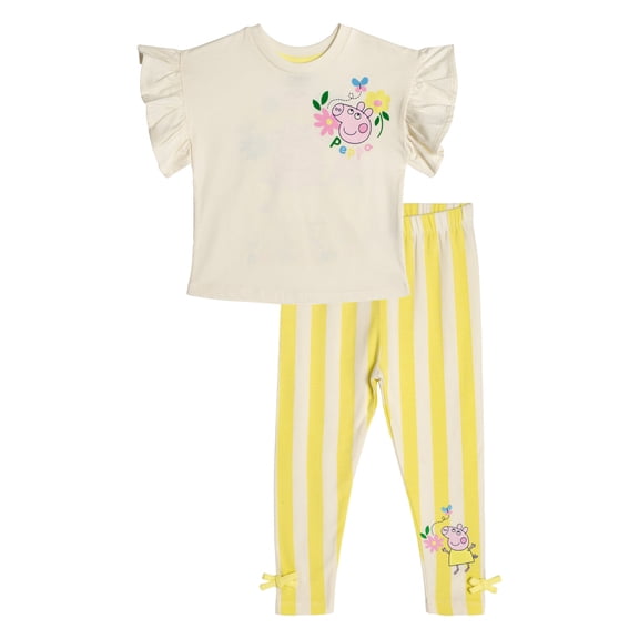 Peppa Pig T-Shirt and Leggings Outfit Set Toddler to Little Kid