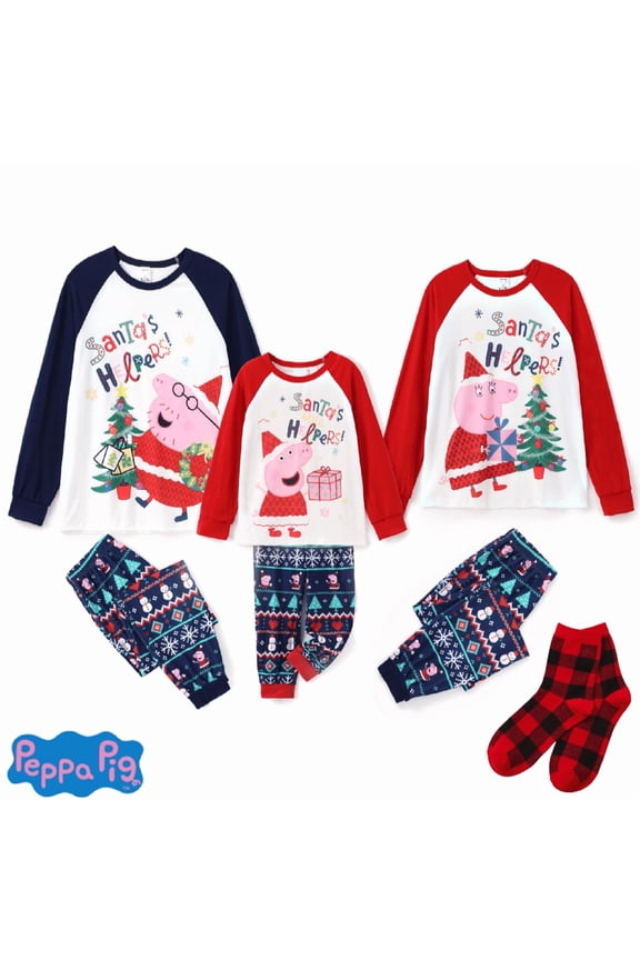 Toddler Boys Girls Christmas Pajamas Graphic Tops and Pants Kids Sleepwear Matching Pjs for Family