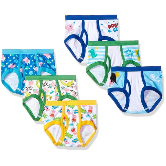 Peppa Pig Toddler Boys Peppa Brief, 7 Pieces