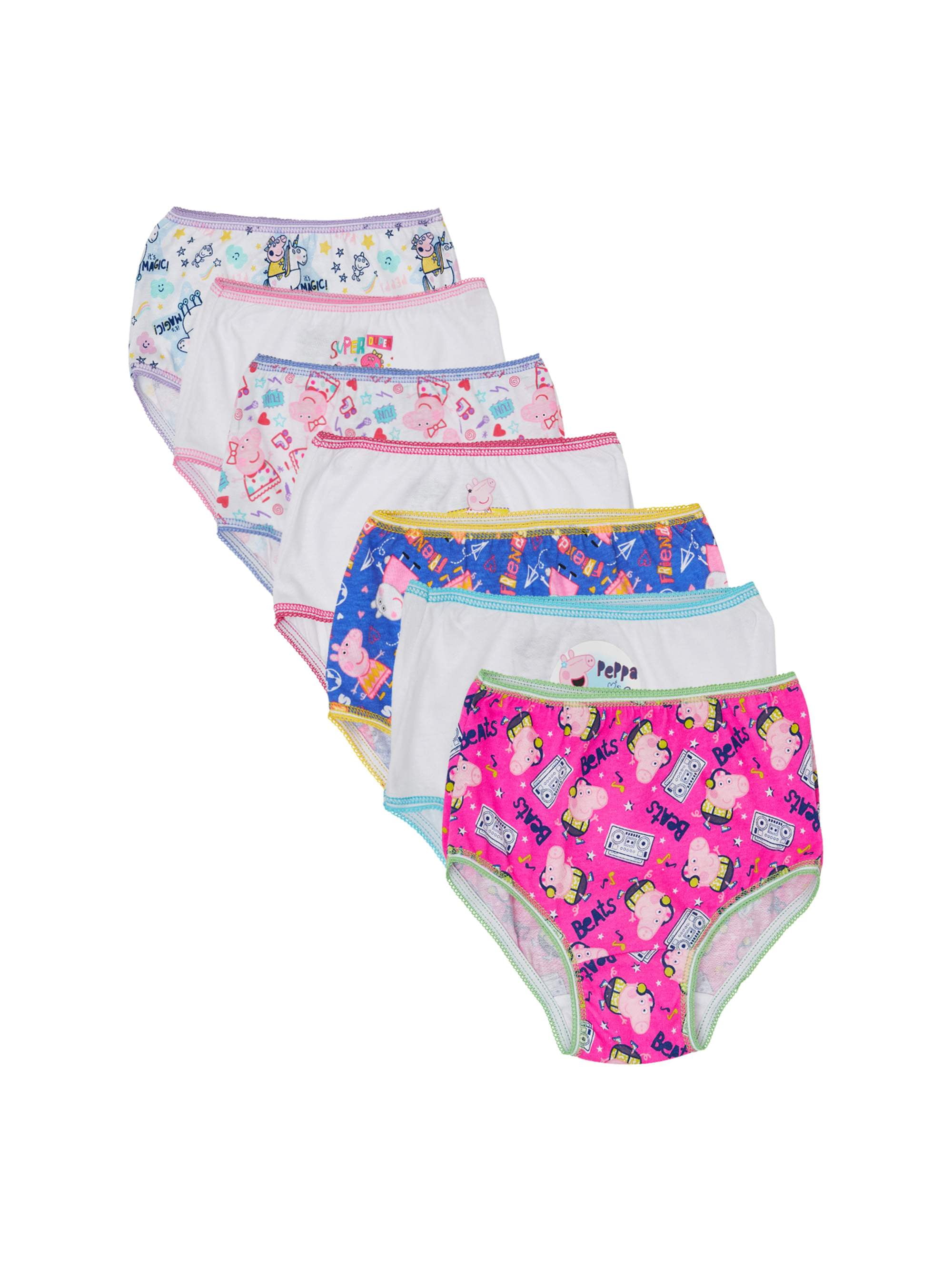 Paw Patrol Toddler Girl Briefs, 7-Pack, Sizes 2T-4T 