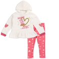 thumbnail image 1 of Peppa Pig Toddler Girl Outfits Fleece Hoodie and Legging Peppa Set, 2PC, 1 of 5