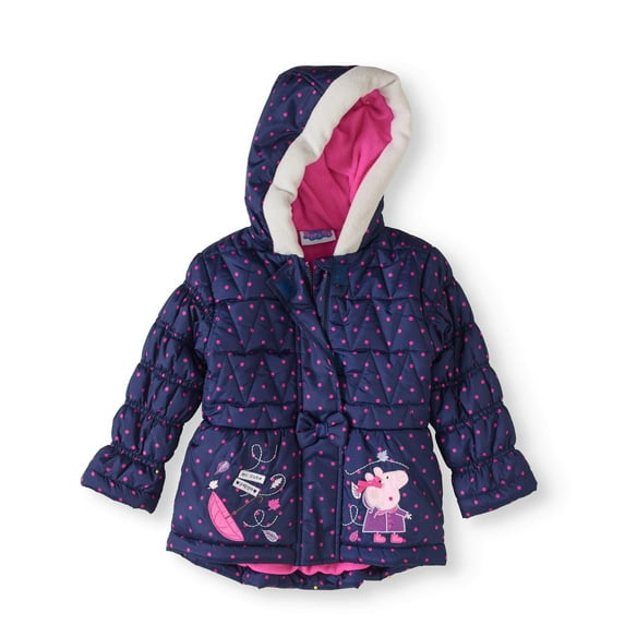 Peppa Pig Toddler Girl Patch W 3d Bow Pu