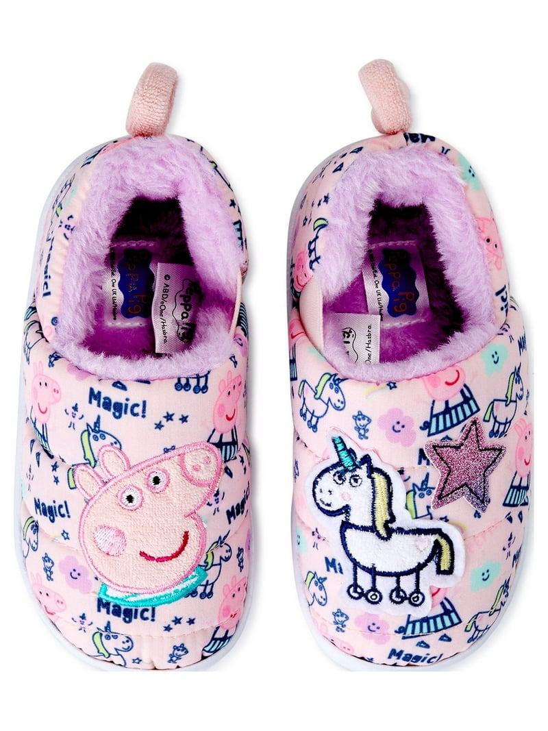 Peppa Pig Toddler Girls Comfortable Stylish Graphic Slippers