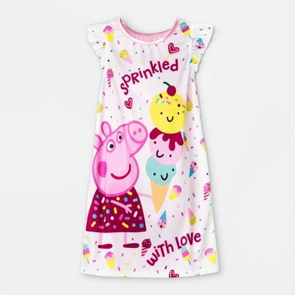 Peppa Pig Toddler Girl's 'Sprinkled With Love' Ice Cream Satin